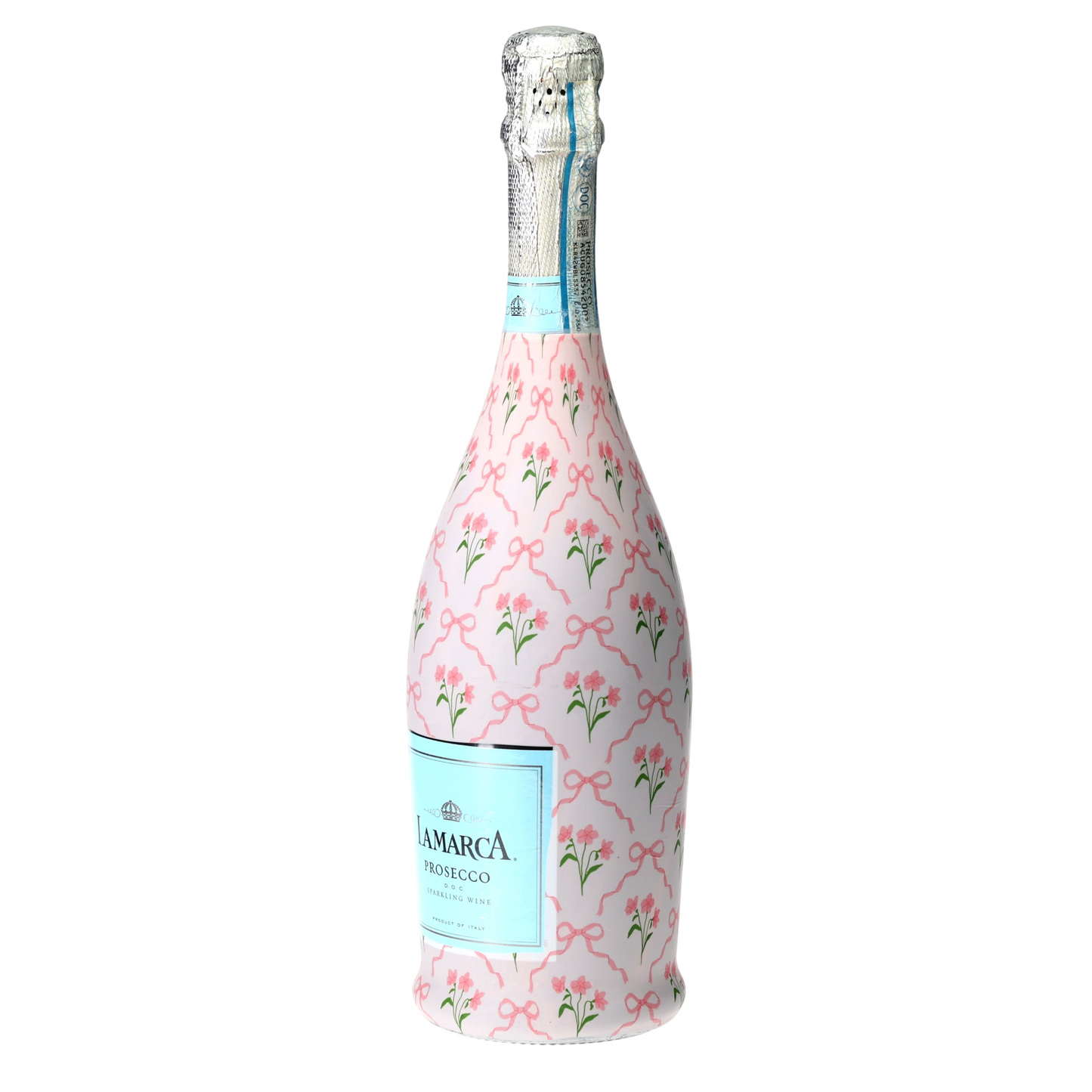 Beau Bottle Pink Bows and Blossoms - Prosecco Collection