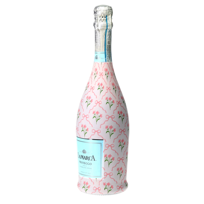 Beau Bottle Pink Bows and Blossoms - Prosecco Collection