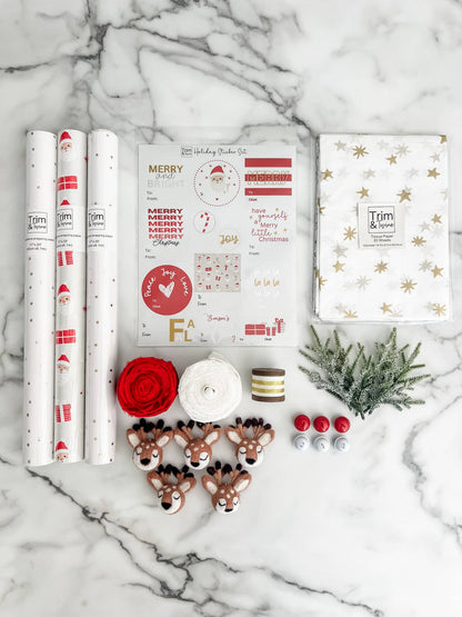 Christmas Gift Wrapping Kit - Santa