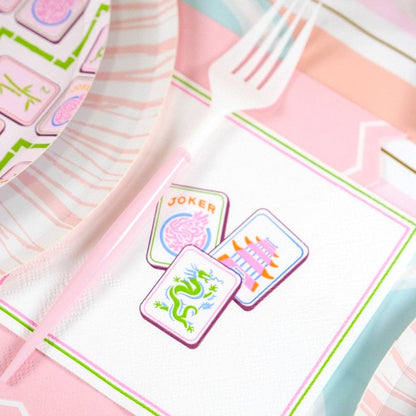 Mahjong Cocktail Napkins 16ct
