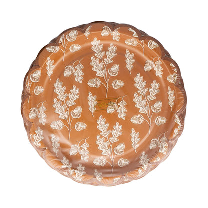Acorns Scalloped Circle 9in Paper Plates 8ct