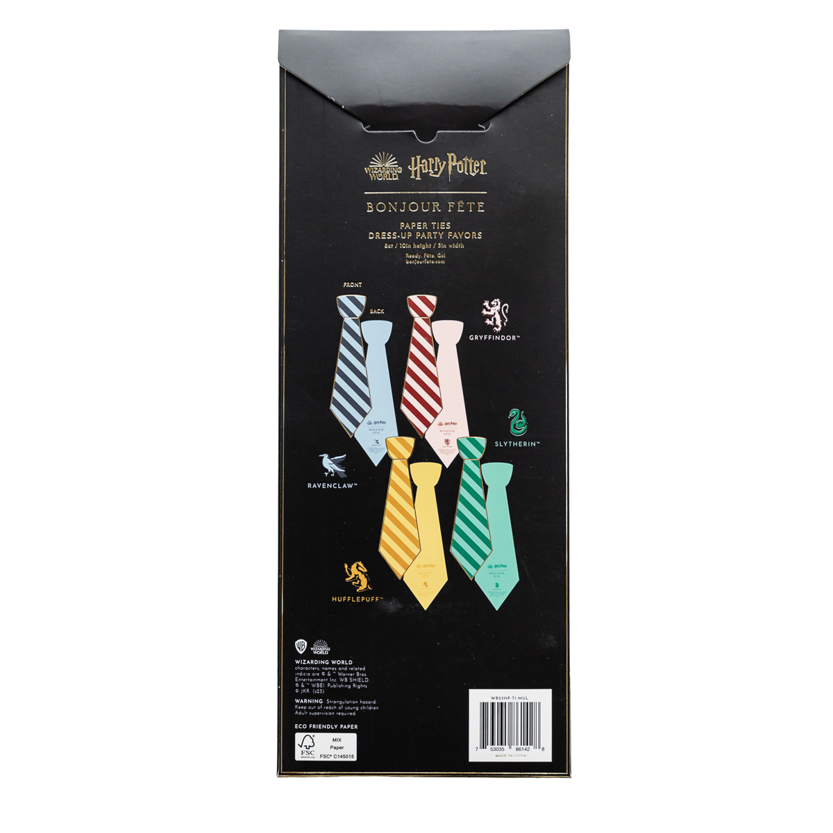 HARRY POTTER X BONJOUR FÊTE HOUSE PRIDE MULTICOLOR HOGWARTS