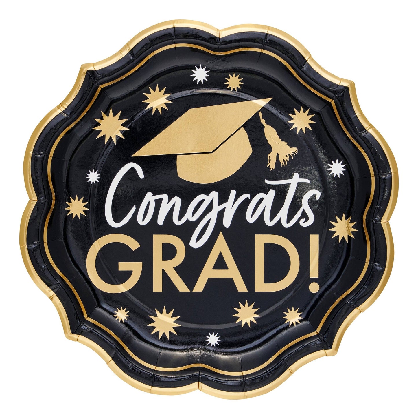 Classic Grad Dinner Plates/8pk
