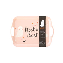 Trick or Treat Boo Bamboo Reusable 16.5in Tray
