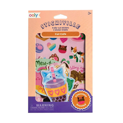 Stickiville: Scented Stickers - Cat Cafe