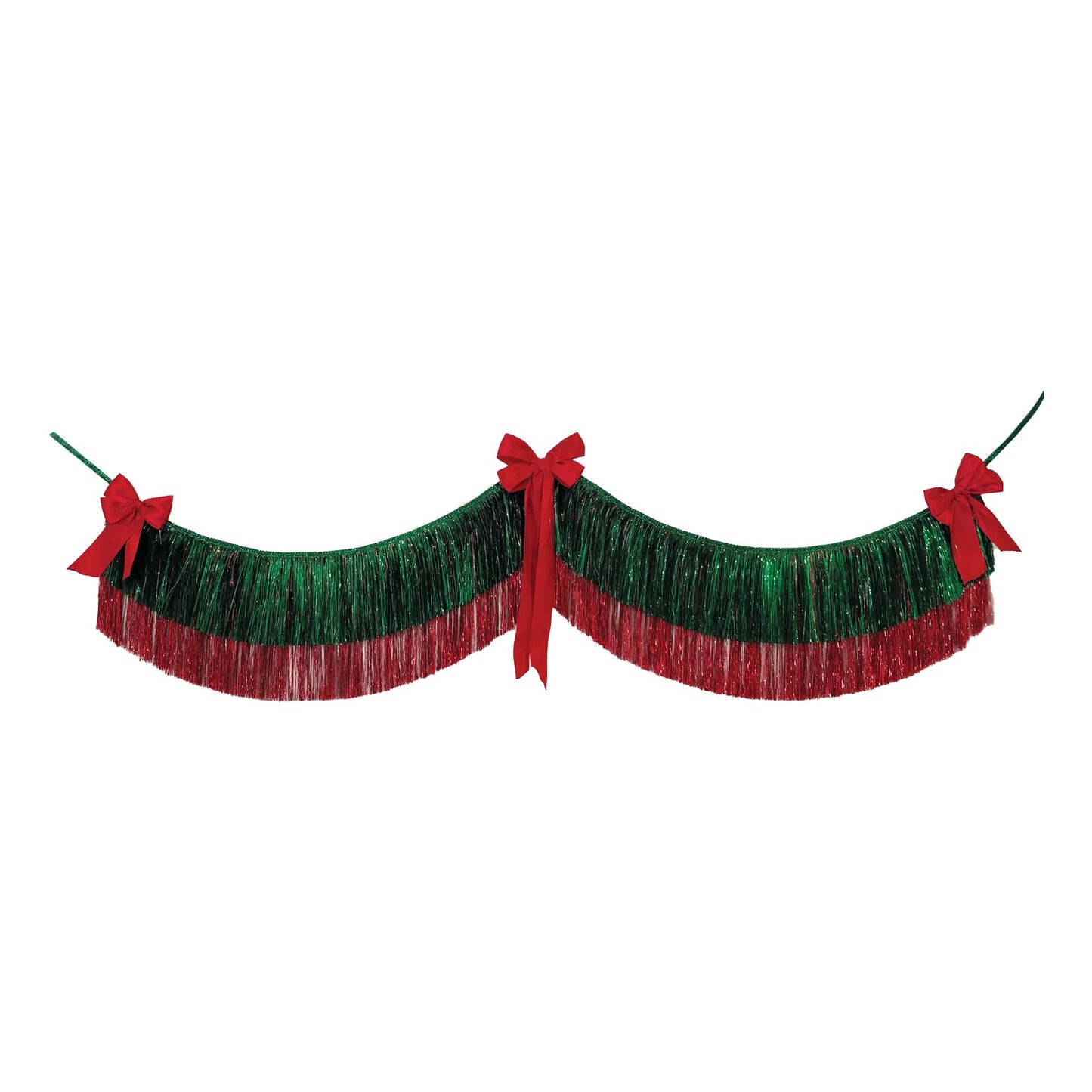 Traditional Tinsel Garland 5.9ft