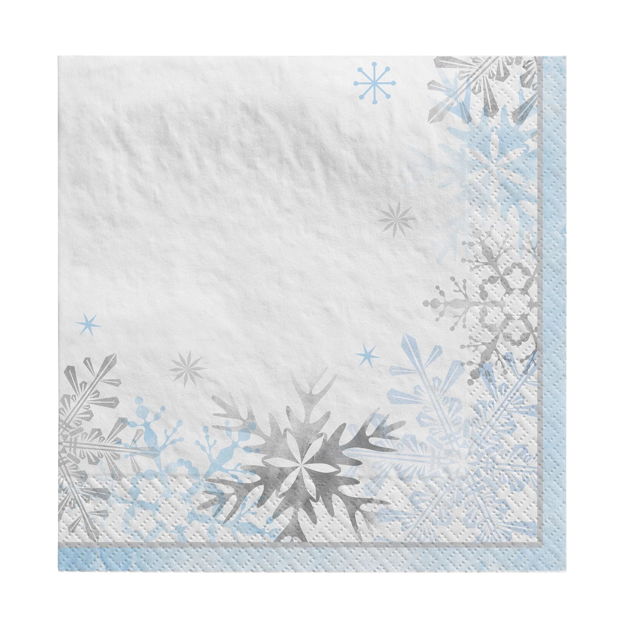 Snowflake Lunch Napkins