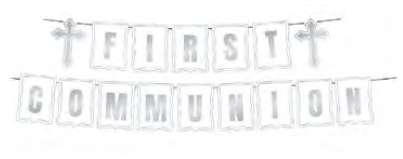 Blessed Day First Communion Banner 6ft