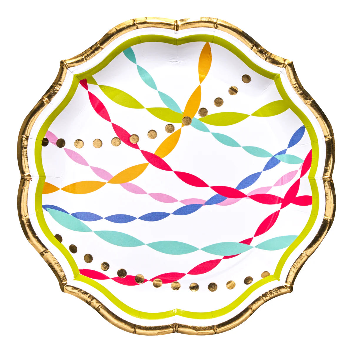 Bright Birthday 8in Salad/Dessert Plates 8ct