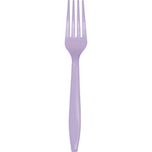 Lavender Plastic Forks 24ct