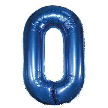 34in Number Balloons: Navy Blue
