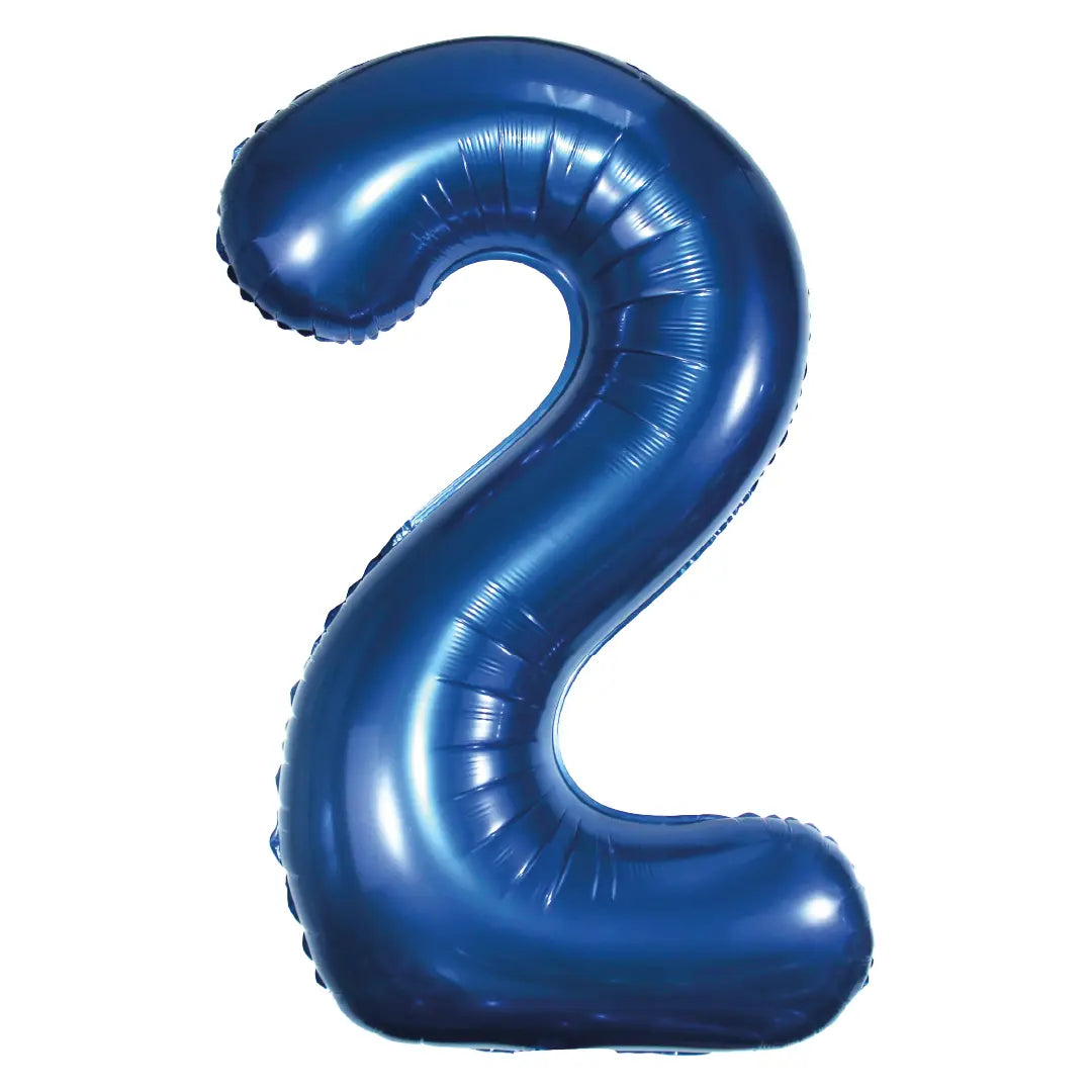 34in Number Balloons: Navy Blue