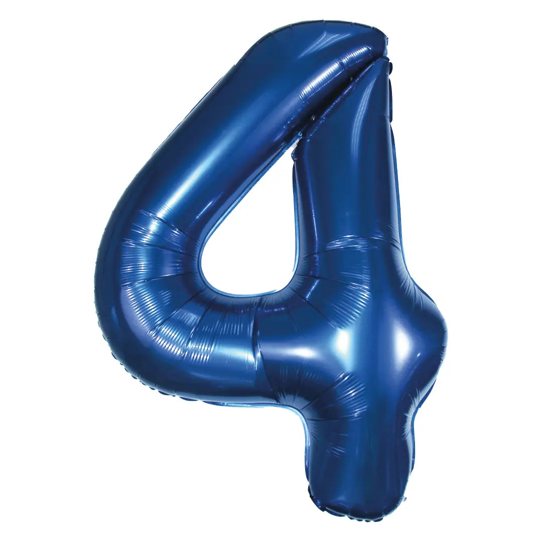 34in Number Balloons: Navy Blue