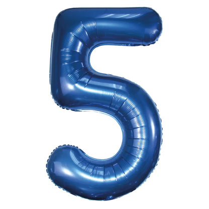 34in Number Balloons: Navy Blue