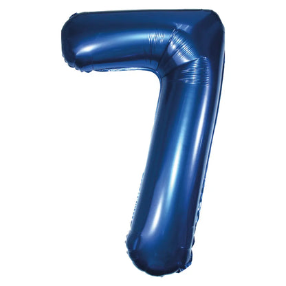 34in Number Balloons: Navy Blue