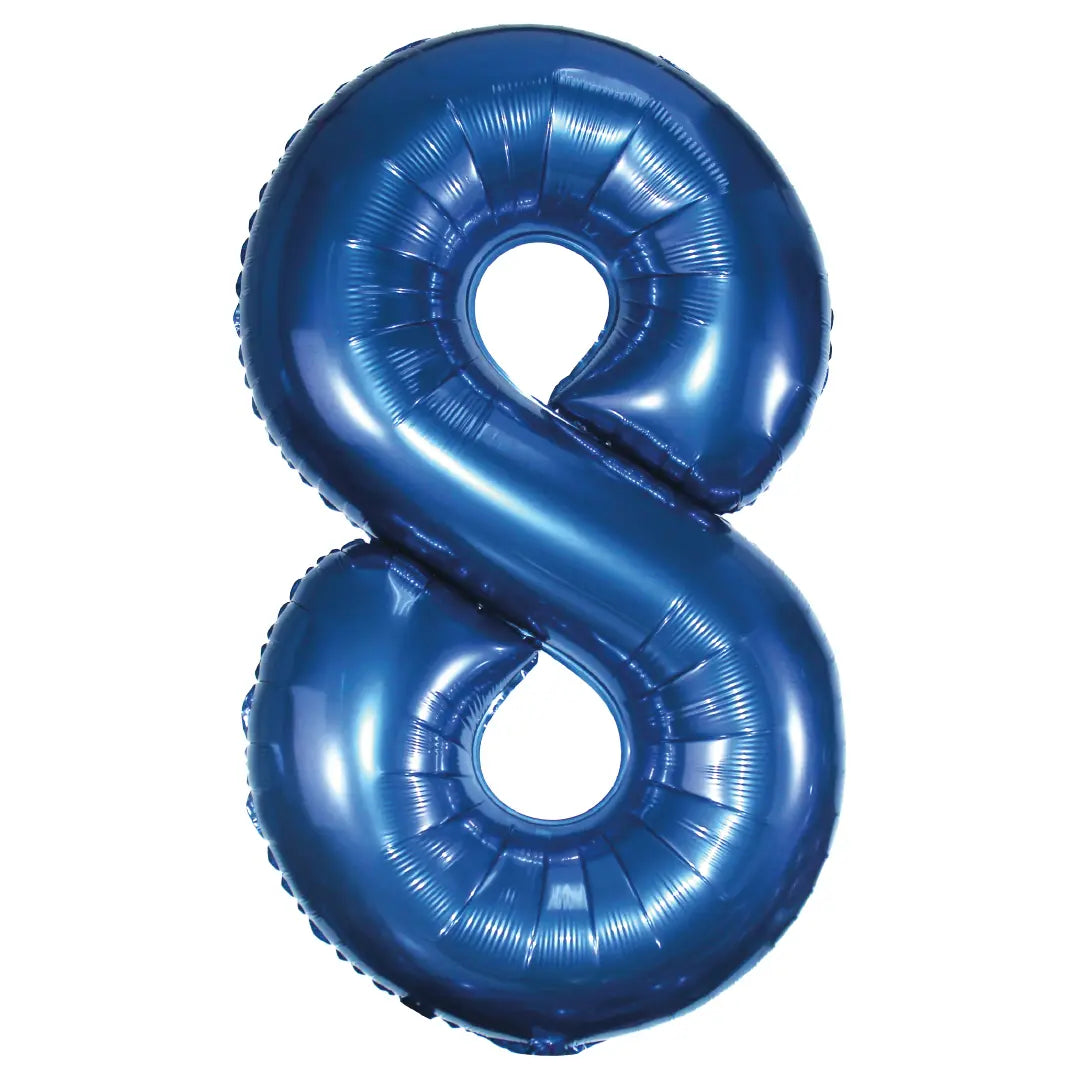 34in Number Balloons: Navy Blue
