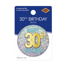30th Birthday Button