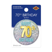 70th Birthday Button