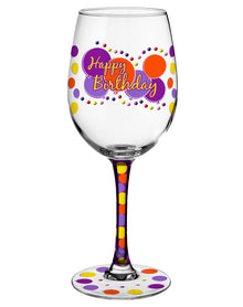 Wine Glass - Birthday Balloons
