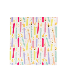 Birthday Candles Cocktail Napkins 20ct