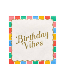 'Birthday Vibes' Cocktail Napkins 26ct
