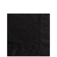 Black Beverage Napkins 20ct