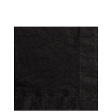 Black Beverage Napkins 40ct