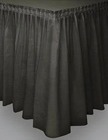Black Plastic Table Skirt 29" x 21 ft.