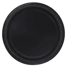 Black 10in Paper Plates 20ct