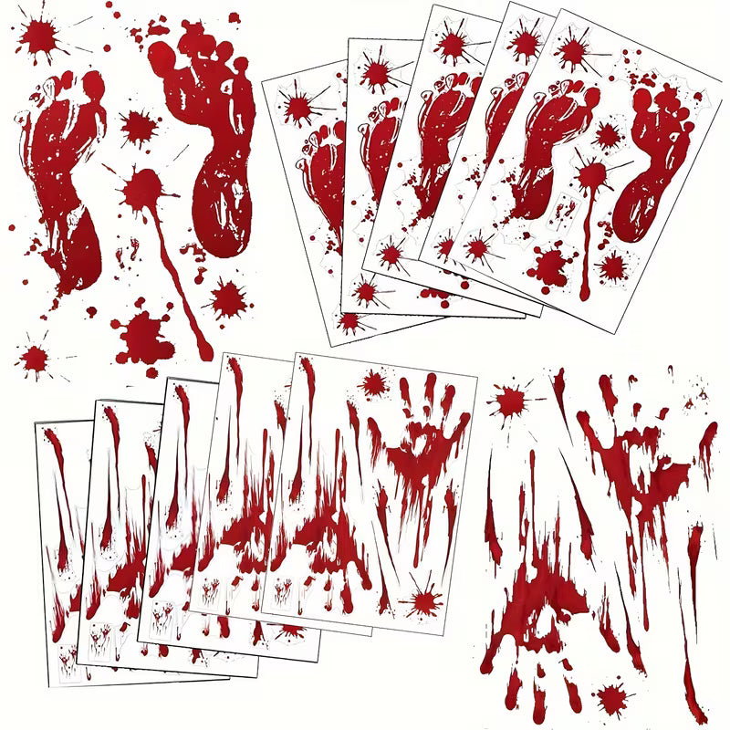 Bloody Window Clings
