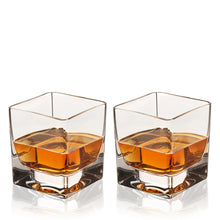 Braque Crystal Rocks Glasses 2ct