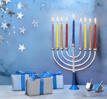Chanukah Candles - Multicolored 44ct