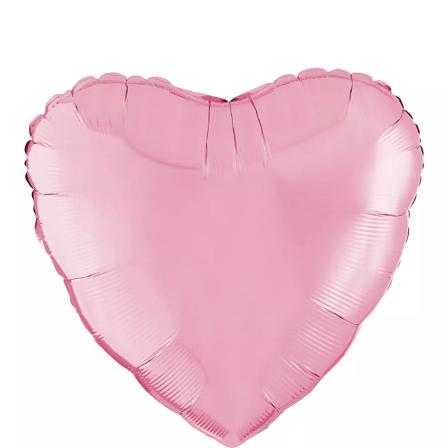Light Pink Heart 18in Solid Mylar