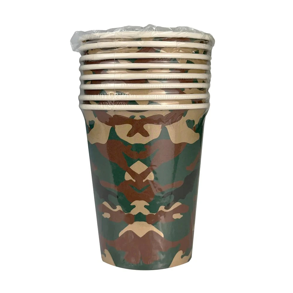 CAMO 9oz Paper Cups 8ct