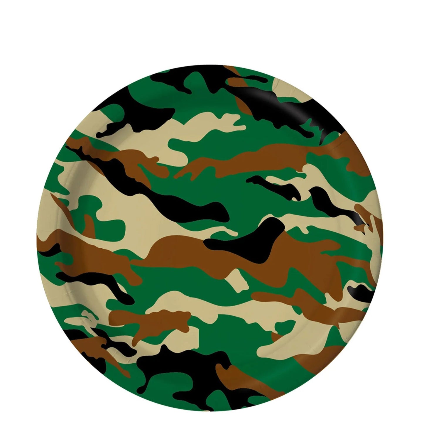 CAMO 7in Dessert Plates 8ct