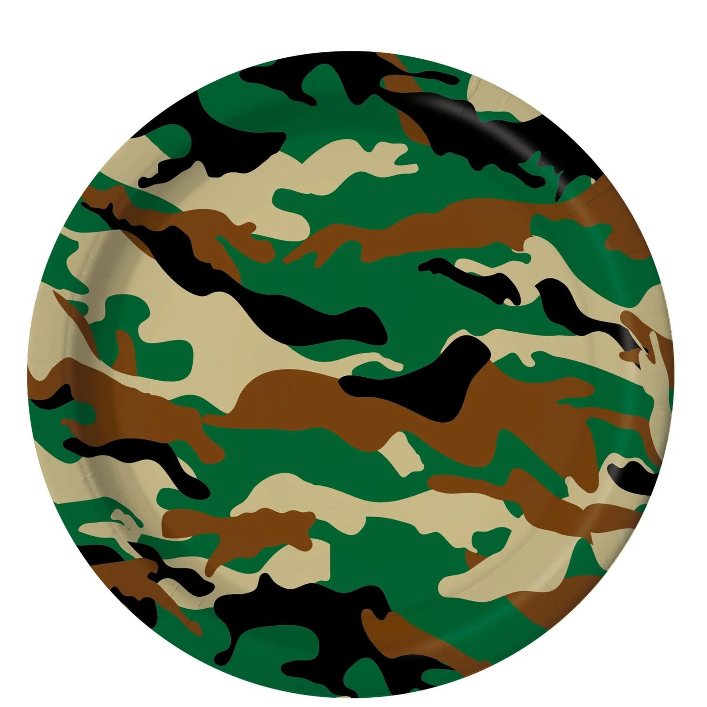 CAMO 9in Dinner Plates 8ct