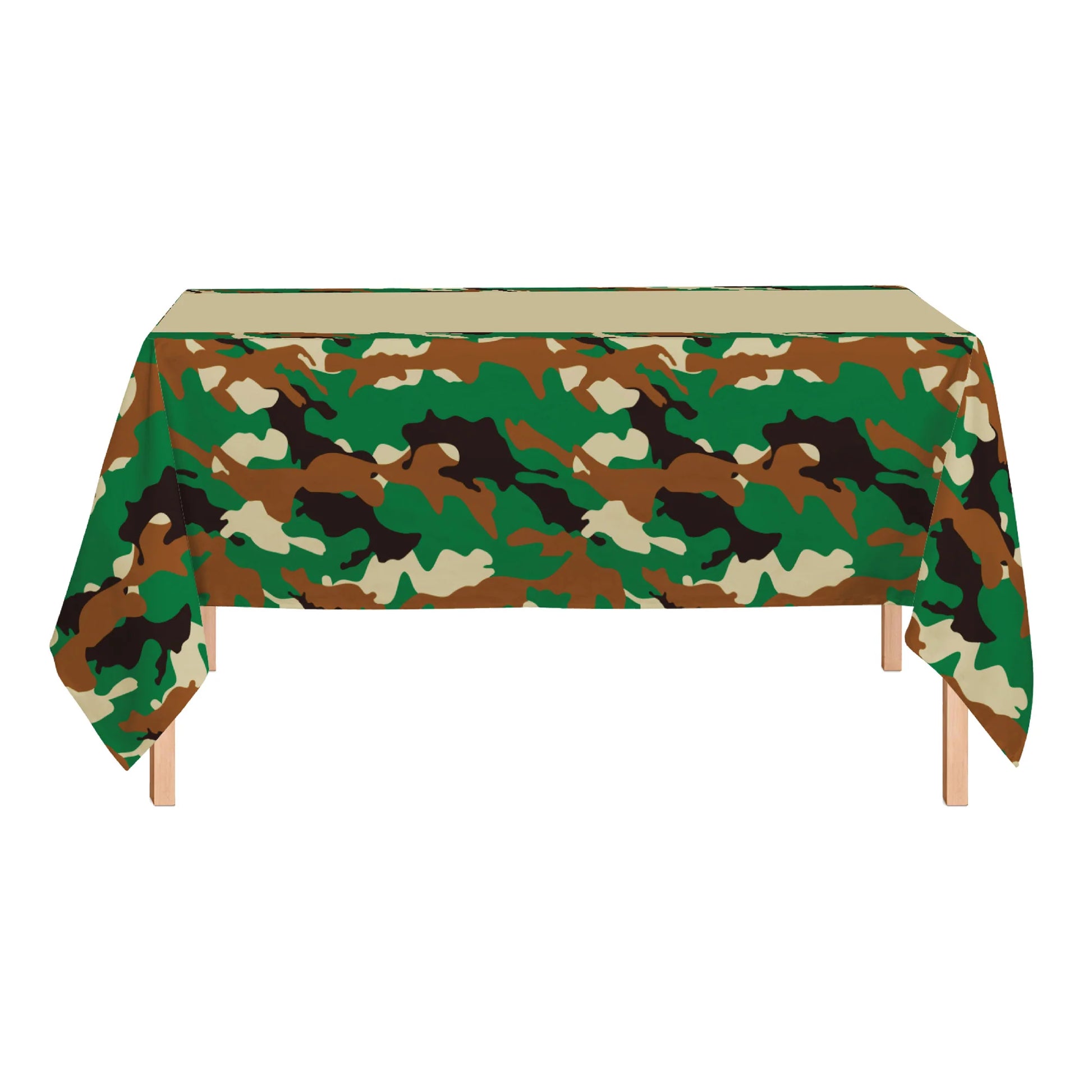 CAMO Plastic Table Cover 54" x 106"