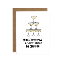 Open Bar Wedding Card