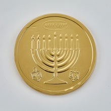 Belgian Milk Chocolate Chanukah Gelt Medallion 3in