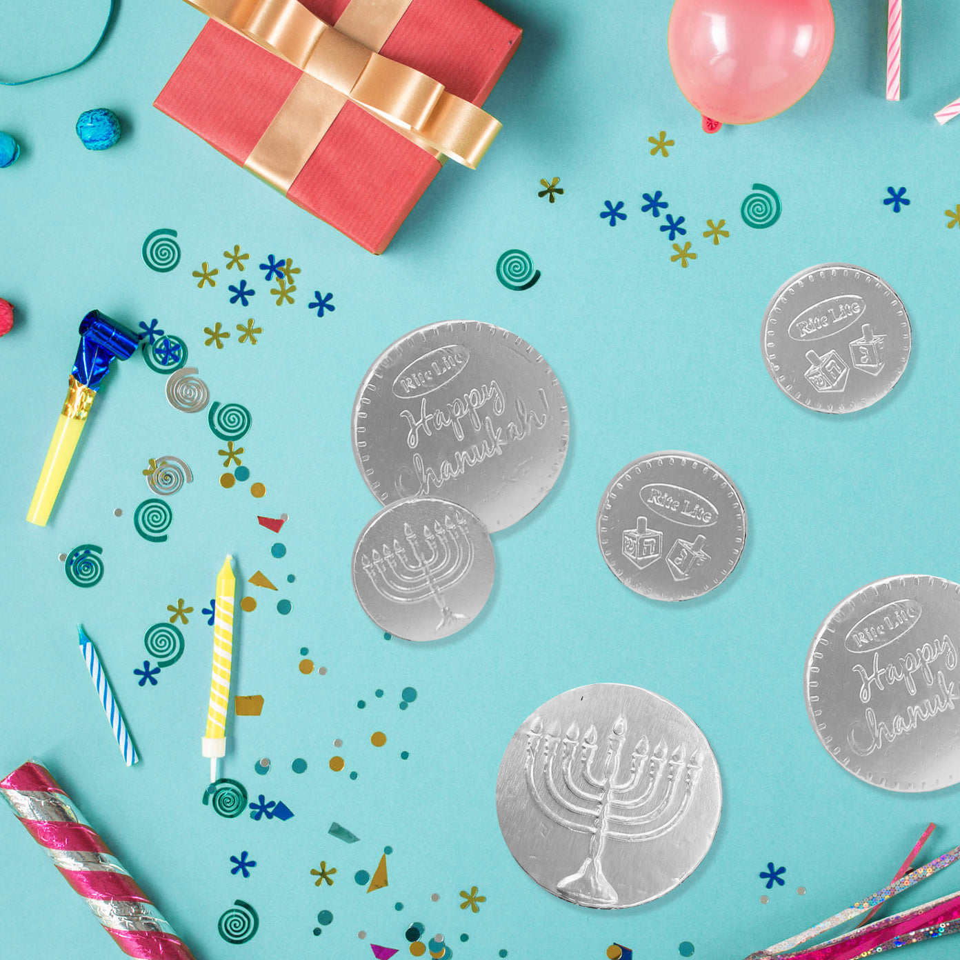 Chanukah Gelt Dark Chocolate Coins