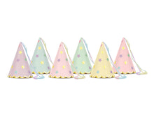 Party Hats Stars Mix 6ct
