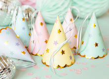 Party Hats Stars Mix 6ct