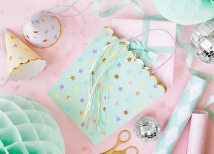 Party Hats Stars Mix 6ct