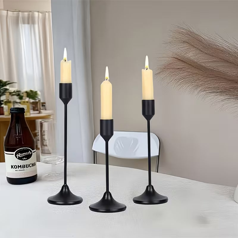 Black Taper Candle Holder