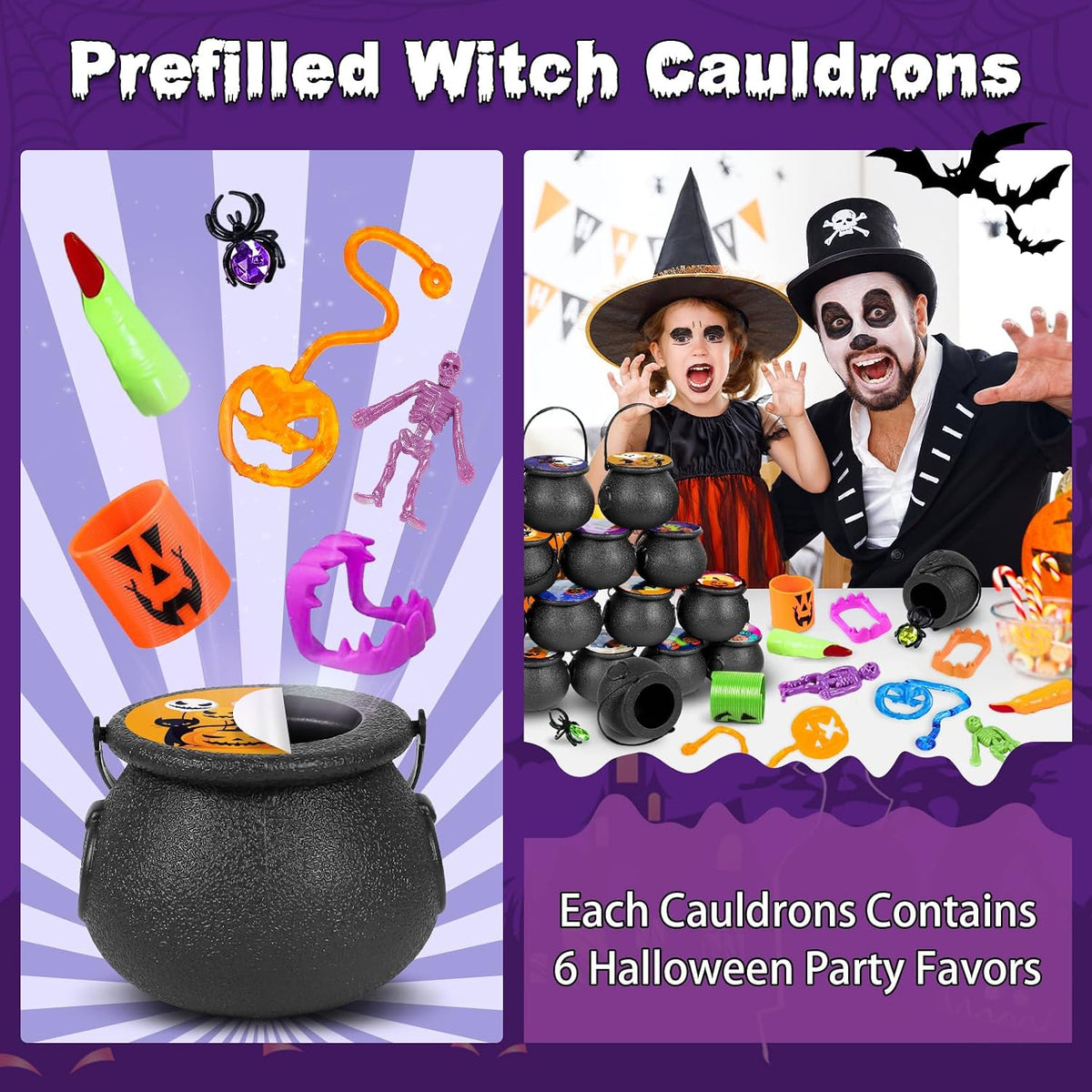 Pre-Filled Witch's Cauldron