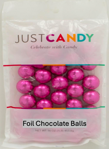 Chocolate Foil Balls 8oz Bag