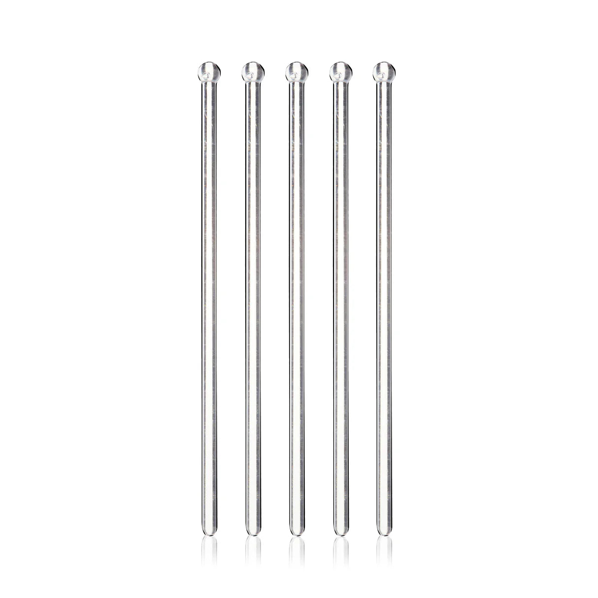 Cocktail Plastic Stir Sticks in Clear 25ct