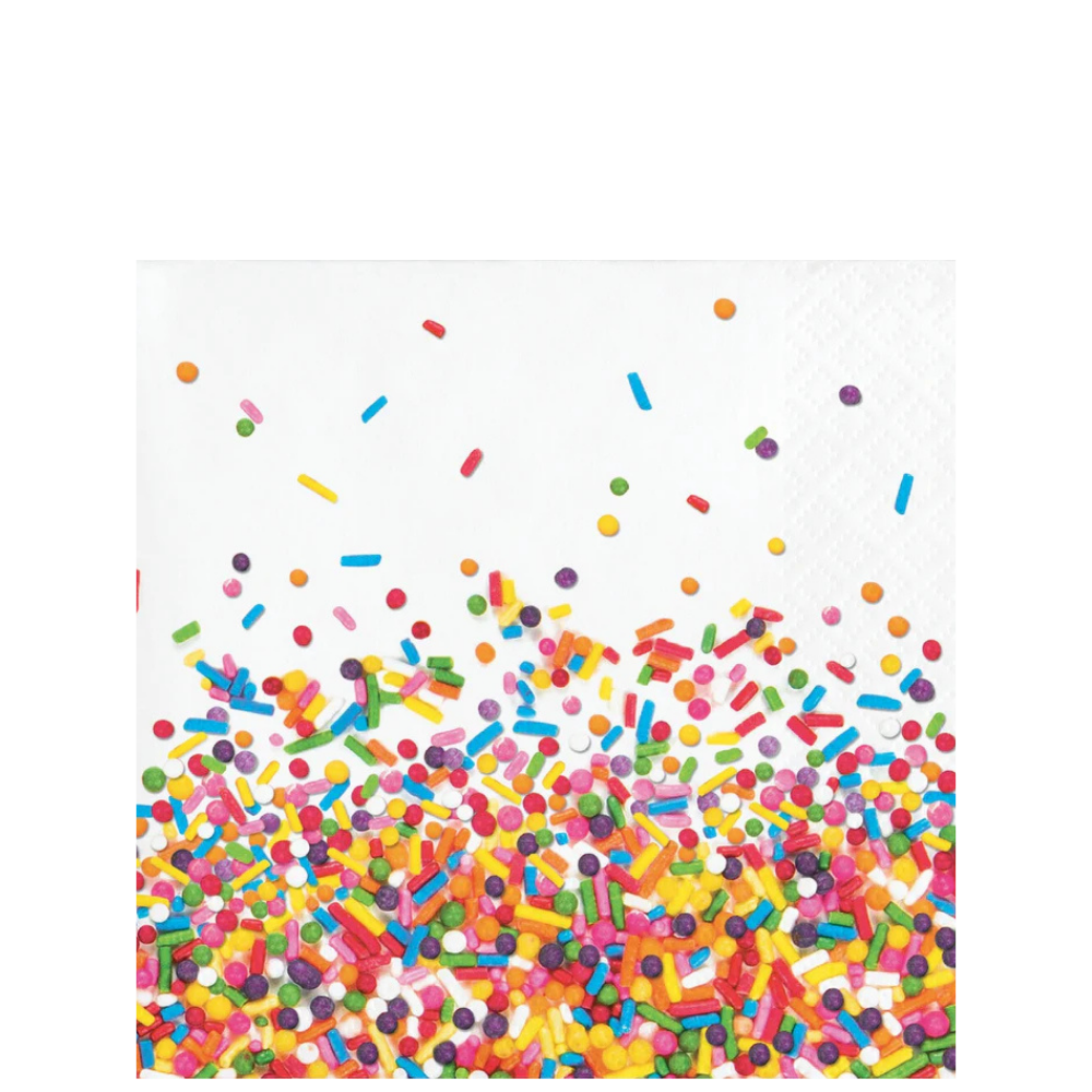 Confetti Sprinkles Beverage Napkins 16ct