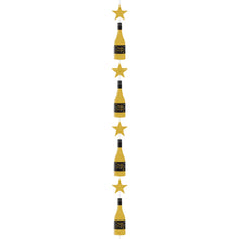 NYE Hanging Champagne Bottle Decoration