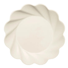 Cream Eco 9.5in Dinner Plates 8ct